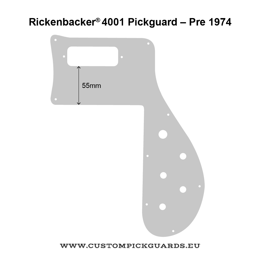 Pickguard pour basse Rickenbacker 4001