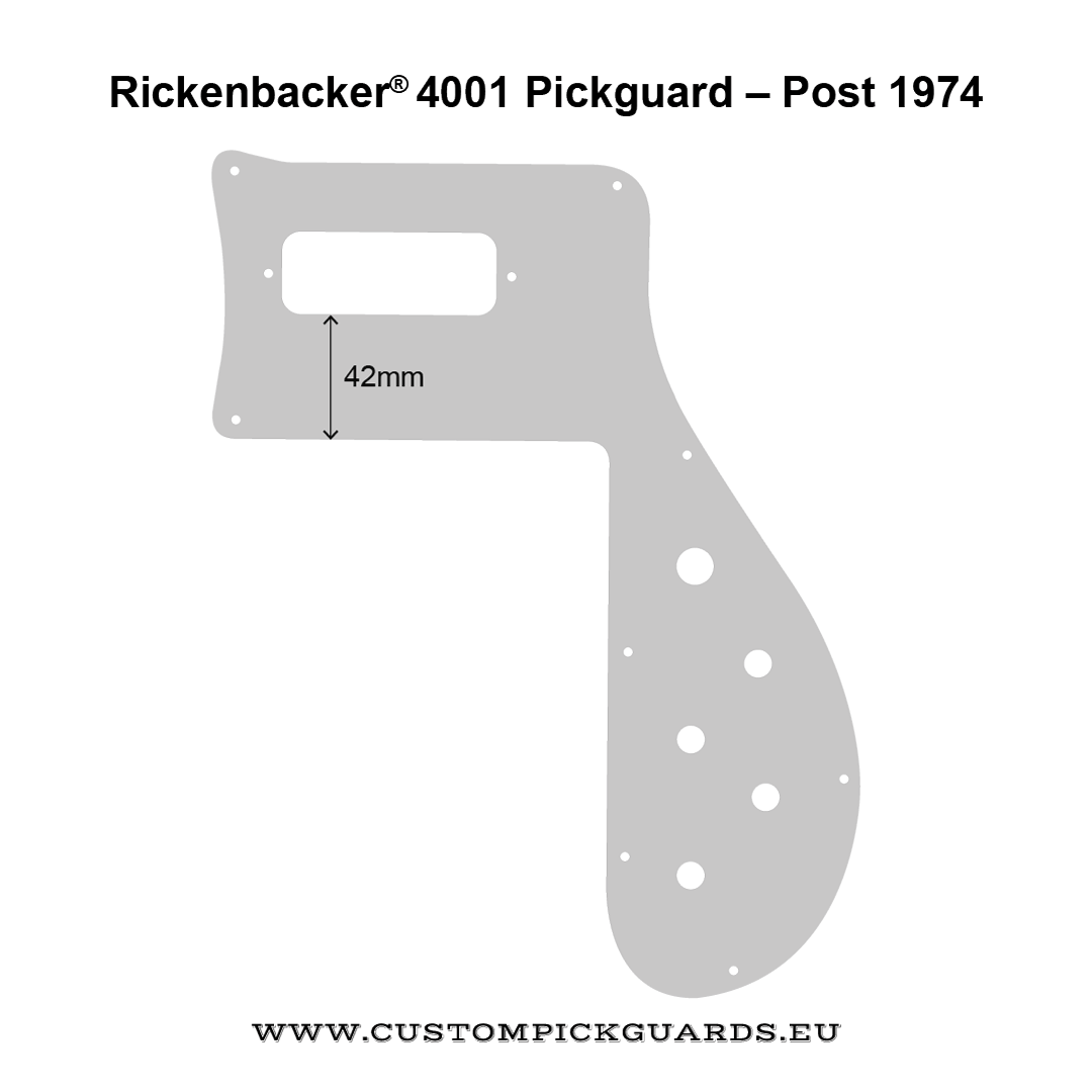 Pickguard pour basse Rickenbacker 4001