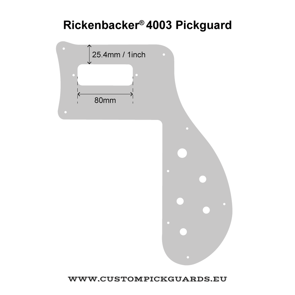 Pickguard pour basse Rickenbacker 4003