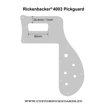 Pickguard pour basse Rickenbacker 4003