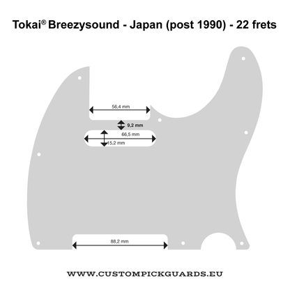 Pickguard pour Tokai Breezy Sound 