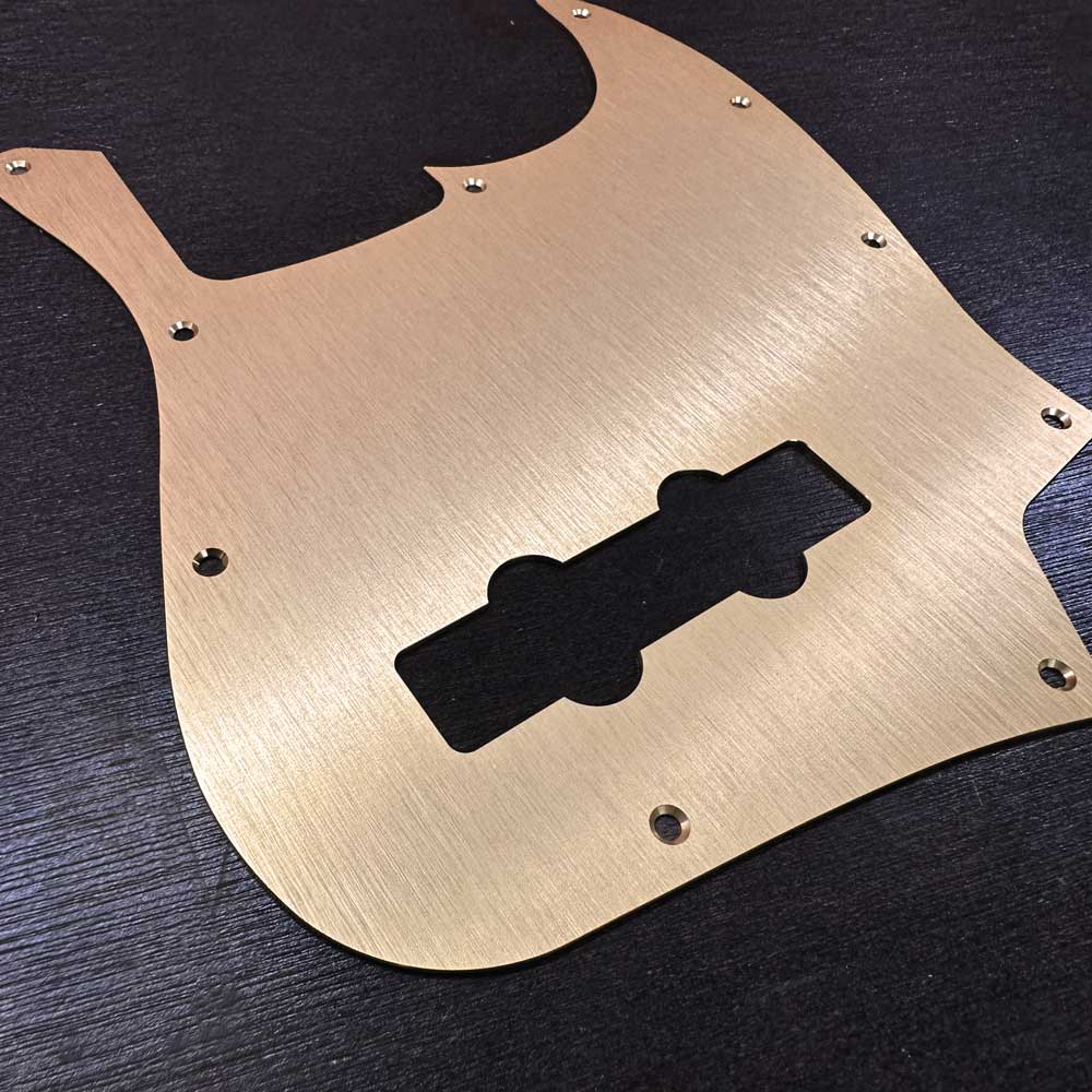 Anodized Aluminum Pickguard for Fender Jazz Bass